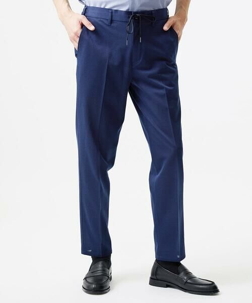 MICHEL KLEIN HOMME / ミッシェルクランオム チノ・ワークパンツ | 【セットアップ】9分丈ジャージースラックスパンツ | 詳細1