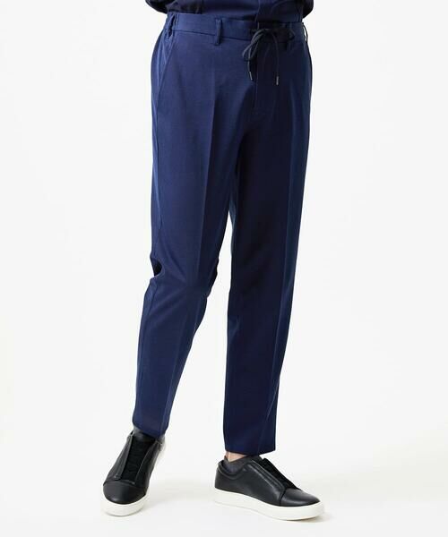 MICHEL KLEIN HOMME / ミッシェルクランオム チノ・ワークパンツ | 【セットアップ】9分丈ジャージースラックスパンツ | 詳細2