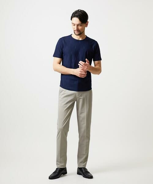 MICHEL KLEIN HOMME / ミッシェルクランオム カットソー | 《日本製》スモーク柄クルーネック半袖カットソー | 詳細2