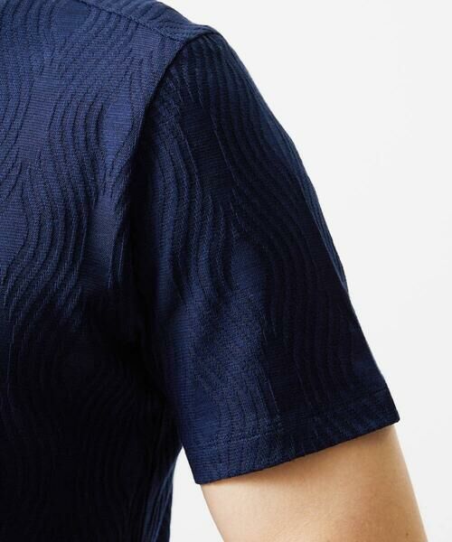 MICHEL KLEIN HOMME / ミッシェルクランオム カットソー | 《日本製》スモーク柄クルーネック半袖カットソー | 詳細6