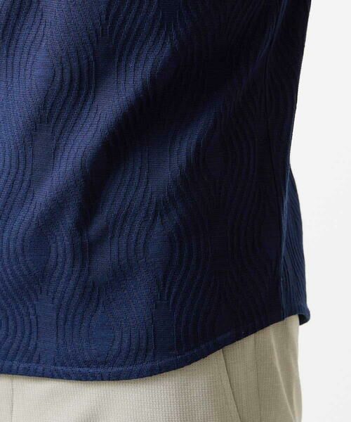 MICHEL KLEIN HOMME / ミッシェルクランオム カットソー | 《日本製》スモーク柄クルーネック半袖カットソー | 詳細7