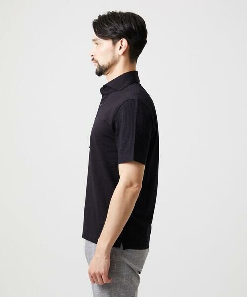 MICHEL KLEIN HOMME / ミッシェルクランオム カットソー | サッカージャージ半袖ポロシャツ | 詳細3