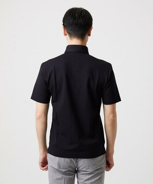 MICHEL KLEIN HOMME / ミッシェルクランオム カットソー | サッカージャージ半袖ポロシャツ | 詳細4