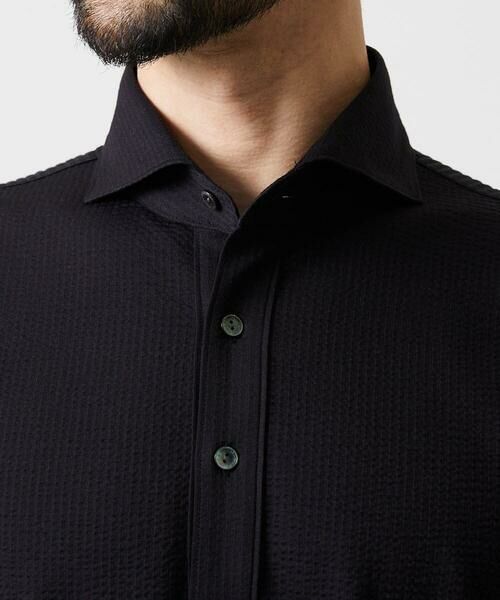 MICHEL KLEIN HOMME / ミッシェルクランオム カットソー | サッカージャージ半袖ポロシャツ | 詳細5