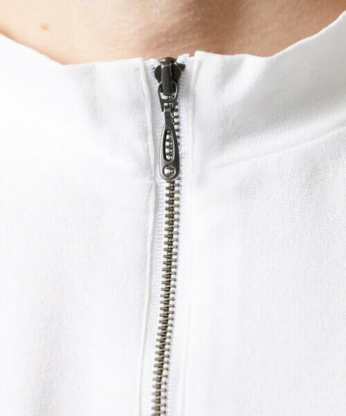 MICHEL KLEIN HOMME / ミッシェルクランオム カットソー | モックネックハーフジップ半袖カットソー | 詳細5