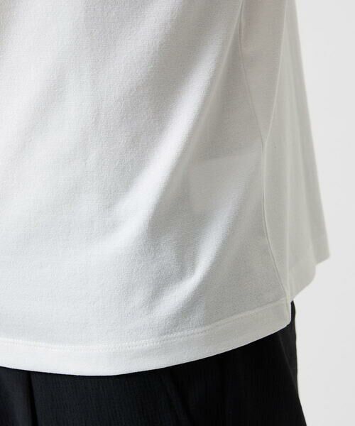 MICHEL KLEIN HOMME / ミッシェルクランオム カットソー | モックネックハーフジップ半袖カットソー | 詳細7