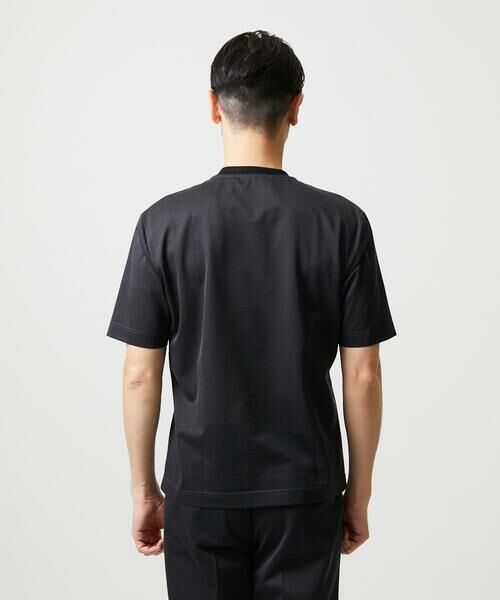 MICHEL KLEIN HOMME / ミッシェルクランオム カットソー | 【セットアップ】ジャージークルーネック半袖カットソー | 詳細3