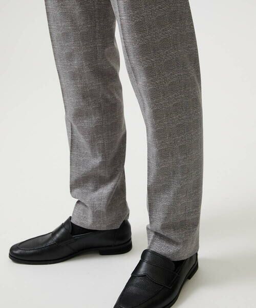 MICHEL KLEIN HOMME / ミッシェルクランオム チノ・ワークパンツ | 【セットアップ】グレンチェック柄スラックスパンツ | 詳細10