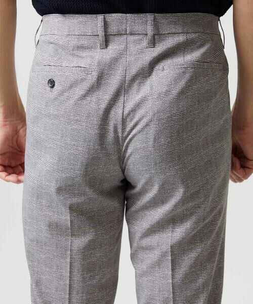 MICHEL KLEIN HOMME / ミッシェルクランオム チノ・ワークパンツ | 【セットアップ】グレンチェック柄スラックスパンツ | 詳細7