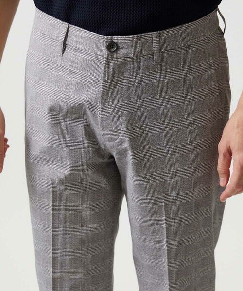 MICHEL KLEIN HOMME / ミッシェルクランオム チノ・ワークパンツ | 【セットアップ】グレンチェック柄スラックスパンツ | 詳細8