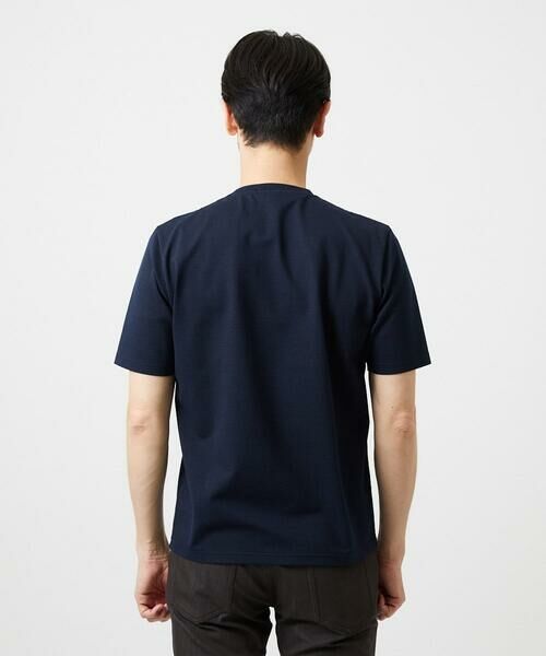MICHEL KLEIN HOMME / ミッシェルクランオム カットソー | 《日本製》ブロックヘンリーネック半袖カットソー | 詳細4