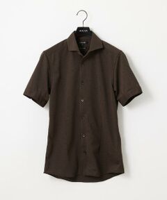 MICHEL KLEIN HOMME / ミッシェルクランオム シャツ・ブラウス | 《日本製》チドリ柄半袖シャツ