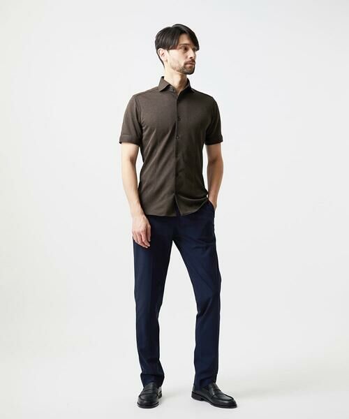 MICHEL KLEIN HOMME / ミッシェルクランオム シャツ・ブラウス | 《日本製》チドリ柄半袖シャツ | 詳細5