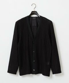 MICHEL KLEIN HOMME / ミッシェルクランオム カーディガン・ボレロ | ラッセル編みレースカーディガン