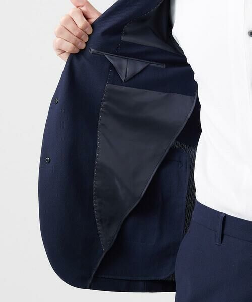 MICHEL KLEIN HOMME / ミッシェルクランオム テーラードジャケット | 【セットアップ】トリコットメッシュテーラードジャケット | 詳細15