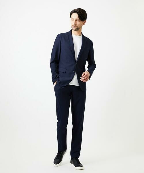 MICHEL KLEIN HOMME / ミッシェルクランオム テーラードジャケット | 【セットアップ】トリコットメッシュテーラードジャケット | 詳細3