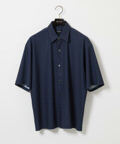 MICHEL KLEIN HOMME / ミッシェルクランオム シャツ・ブラウス | 《日本製》オリジナル総柄半袖シャツ