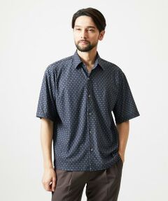 MICHEL KLEIN HOMME / ミッシェルクランオム シャツ・ブラウス | 《日本製》オリジナル総柄半袖シャツ
