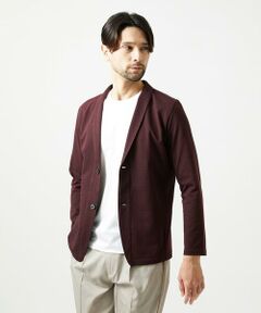 MICHEL KLEIN HOMME / ミッシェルクランオム カーディガン・ボレロ | 《日本製》ブロックショールカラーカーディガン