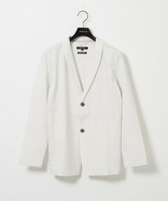MICHEL KLEIN HOMME / ミッシェルクランオム カーディガン・ボレロ | 《日本製》ブロックショールカラーカーディガン