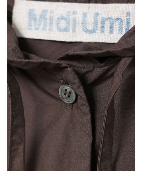 MidiUmi / ミディウミ テーラードジャケット | MidiUmi フード付きショートシャツ | 詳細9