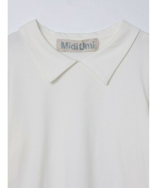 MidiUmi / ミディウミ カットソー | MidiUmi シャツカラープルオーバー | 詳細2