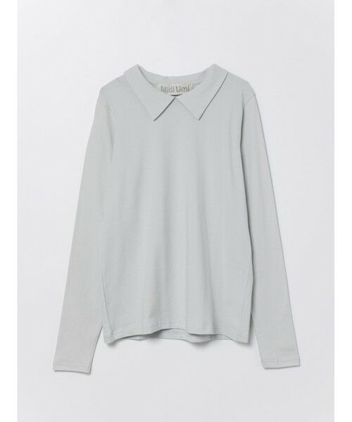 MidiUmi / ミディウミ カットソー | MidiUmi シャツカラープルオーバー | 詳細9