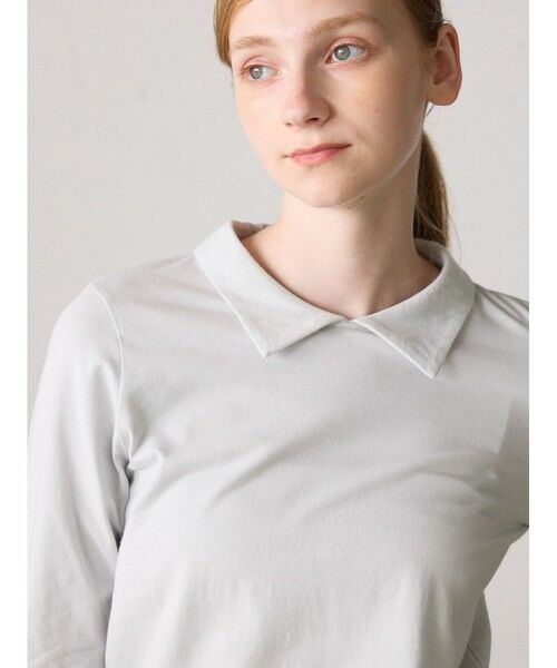 MidiUmi / ミディウミ カットソー | MidiUmi シャツカラープルオーバー | 詳細16