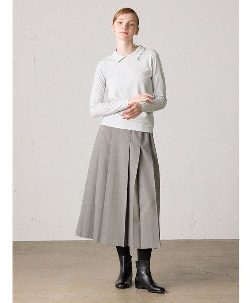 MidiUmi / ミディウミ カットソー | MidiUmi シャツカラープルオーバー | 詳細13