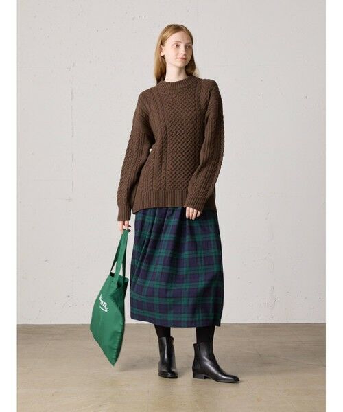 MidiUmi / ミディウミ ニット・セーター | MidiUmi ケーブルワイドプルオーバー | 詳細5