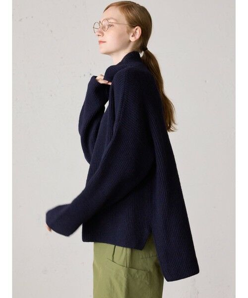 MidiUmi / ミディウミ ニット・セーター | MidiUmi ボトルネックワイドプルオーバー | 詳細10