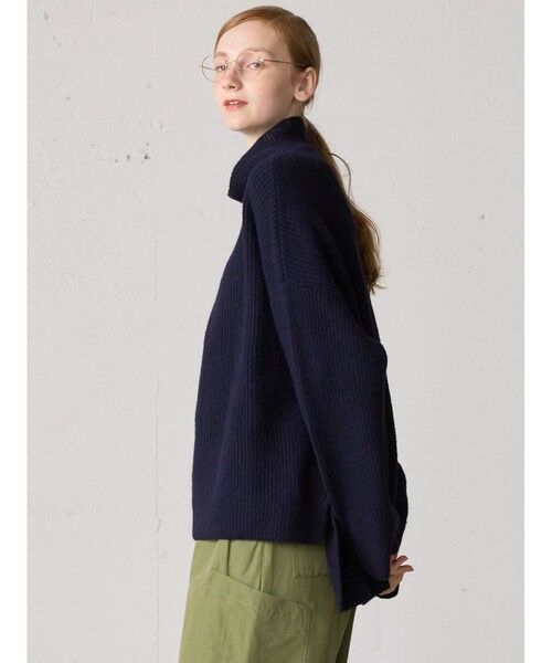 MidiUmi / ミディウミ ニット・セーター | MidiUmi ボトルネックワイドプルオーバー | 詳細11
