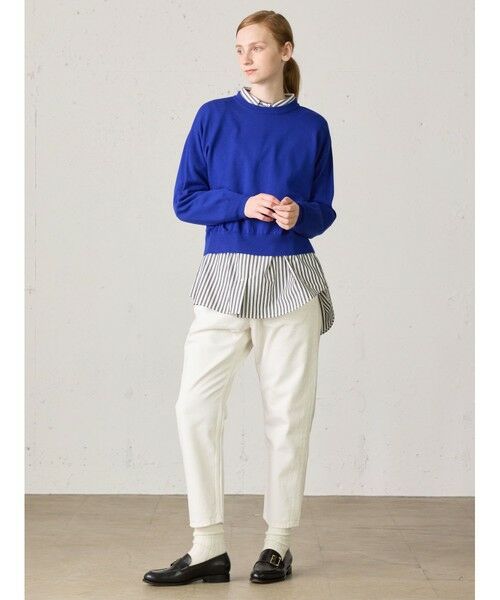 MidiUmi / ミディウミ ニット・セーター | MidiUmi クルーネックショートプルオーバー | 詳細6