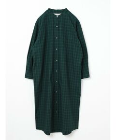MidiUmi / ミディウミ ロング・マキシ丈ワンピース | MidiUmi チェックワイドシャツワンピース