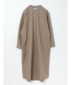 MidiUmi / ミディウミ ロング・マキシ丈ワンピース | MidiUmi チェックワイドシャツワンピース