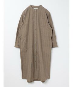 MidiUmi / ミディウミ ロング・マキシ丈ワンピース | MidiUmi チェックワイドシャツワンピース