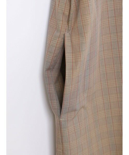 MidiUmi / ミディウミ ロング・マキシ丈ワンピース | MidiUmi チェックワイドシャツワンピース | 詳細14