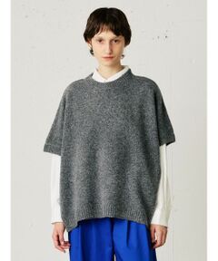 MidiUmi / ミディウミ ベスト | MidiUmi クルーネックコクーンベスト