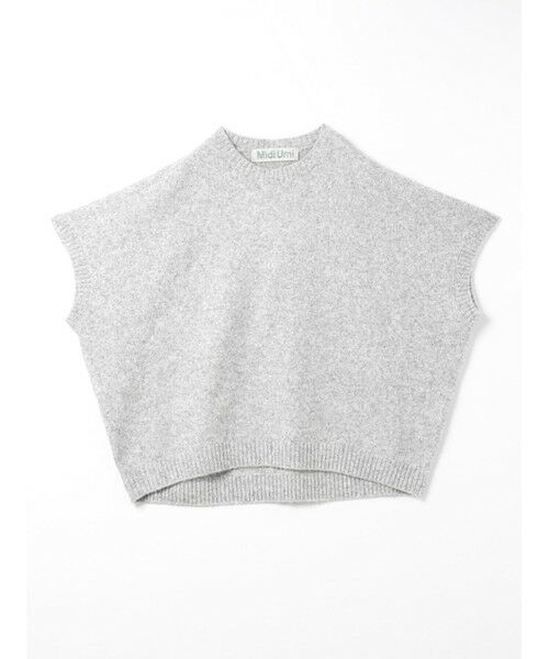 MidiUmi / ミディウミ ベスト | MidiUmi クルーネックコクーンベスト | 詳細4