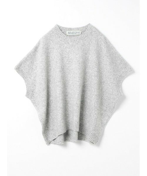 MidiUmi / ミディウミ ベスト | MidiUmi クルーネックコクーンベスト（グレー(color91)）