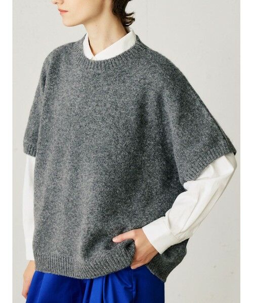 MidiUmi / ミディウミ ベスト | MidiUmi クルーネックコクーンベスト | 詳細18