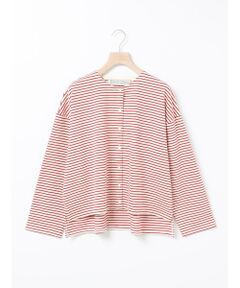 MidiUmi / ミディウミ カーディガン・ボレロ | MidiUmi ボーダークルーネックカーディガン