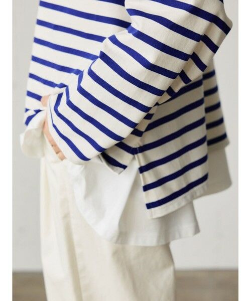 MidiUmi / ミディウミ カーディガン・ボレロ | MidiUmi ボーダークルーネックカーディガン | 詳細8