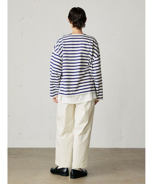 MidiUmi / ミディウミ カーディガン・ボレロ | MidiUmi ボーダークルーネックカーディガン | 詳細7