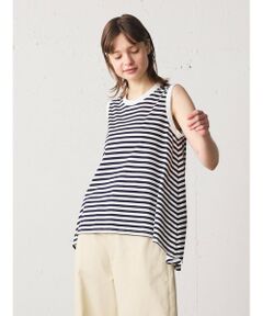 MidiUmi / ミディウミ カットソー | MidiUmi クルーネックノースリーブフレアタンクトップ