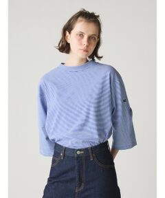 MidiUmi / ミディウミ カットソー | MidiUmi モックネックボーダーワイドT