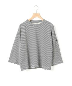 MidiUmi / ミディウミ カットソー | MidiUmi モックネックボーダーワイドT