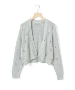 MidiUmi / ミディウミ カーディガン・ボレロ | MidiUmi オープンワークニットカーディガン