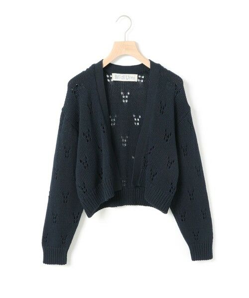 MidiUmi / ミディウミ カーディガン・ボレロ | MidiUmi オープンワークニットカーディガン | 詳細1