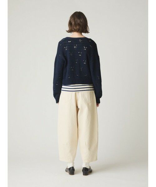 MidiUmi / ミディウミ カーディガン・ボレロ | MidiUmi オープンワークニットカーディガン | 詳細10